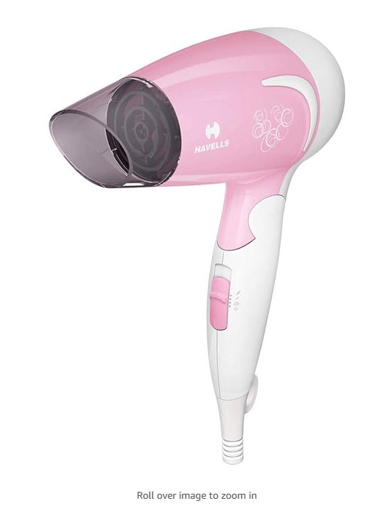 Havells Compact Hair Dryer Pink 1600W HD3152