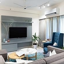 Atomberg Renesa + Ceiling Fan 1200mm Golden Oakwood - Image 4