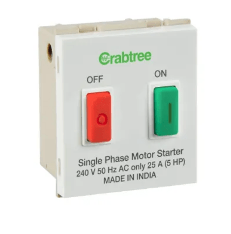 Havells Crabtree Verona Motor Starter 32A White