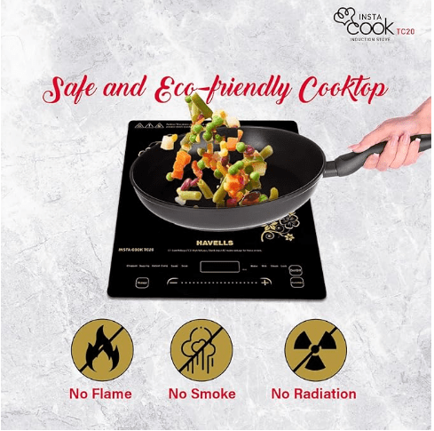 Havells Insta Cook TC20 Induction Cooktop 2000W Black - Image 4