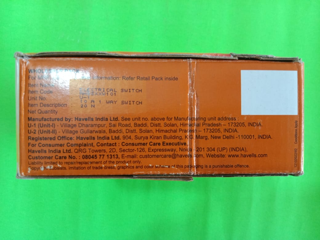 REO 10AX 1 WAY SWITCH - Image 3