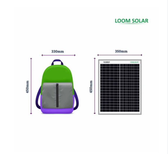 Loom Solar 20Wp, 12V PV Module for Small Battery Charging & DIY Projects - Image 3