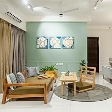 Atomberg Renesa + Ceiling Fan 1200mm Golden Oakwood - Image 2