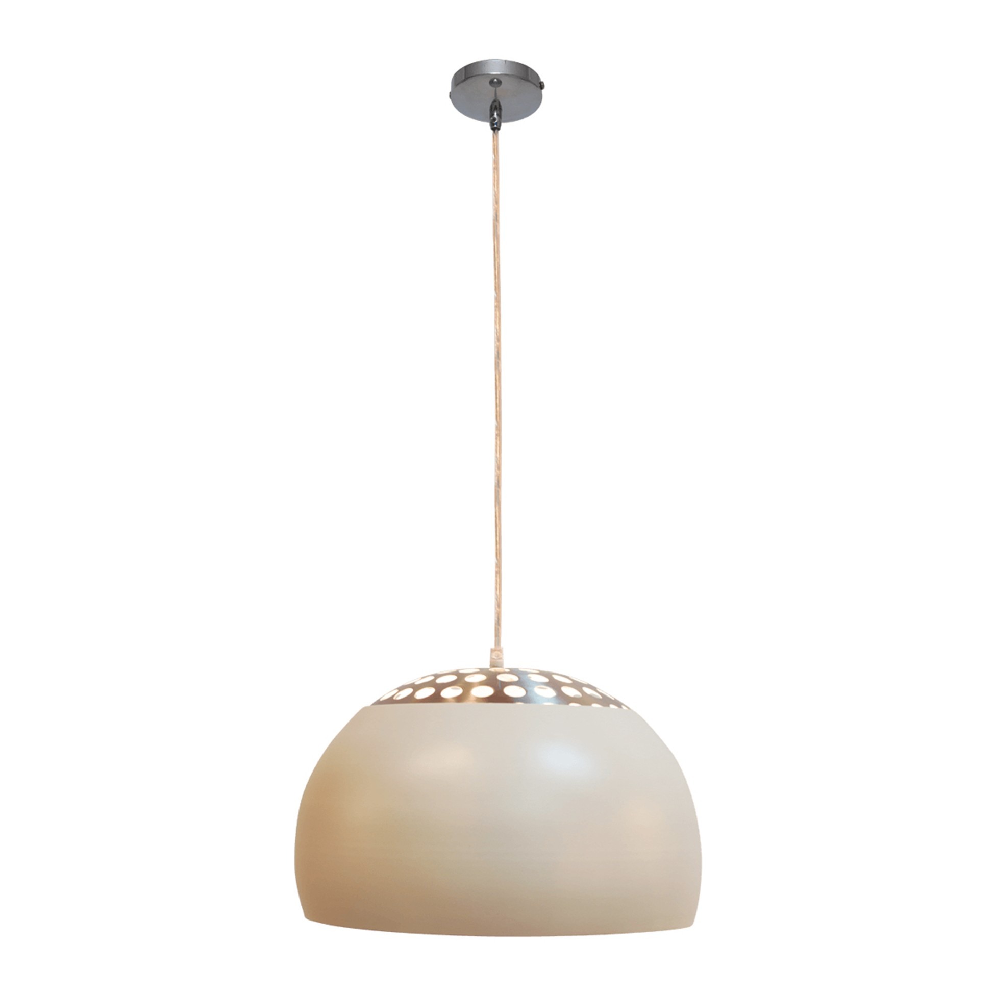 Havells Fusion Pendant Light 1 Lamp E27 Cream
