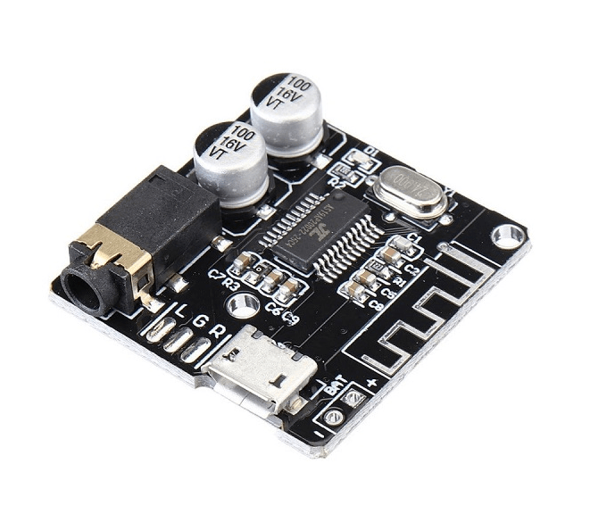 Blackboard VHM-314 Bluetooth 5.0 MP3 Decoder Board (Micro USB + Case)