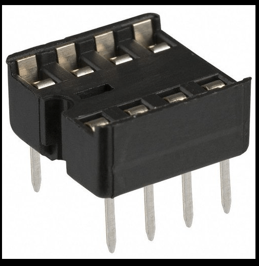 8 Pin DIP8 Integrated Circuit IC Sockets Adaptor(Pack of 10)