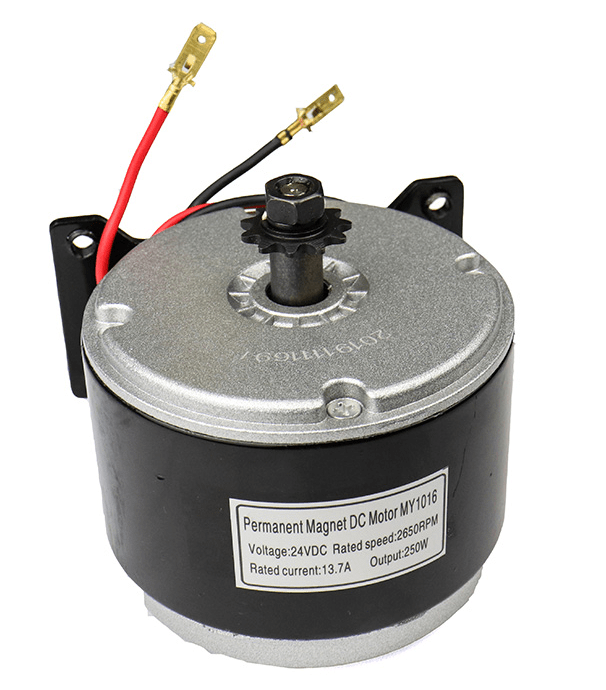 Yalu 24V 250W 2650RPM MY1016 EBIKE Brush Motor