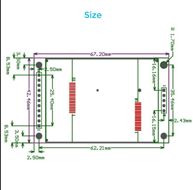2.0 Inch SPI TFT LCD Color Screen Module ILI9225 Serial Interface 176 x 220 - Image 2