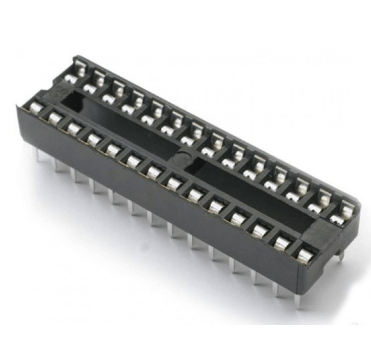 28 Pin Narrow DIP IC Socket Base Adaptor (Pack of 5) - Image 2