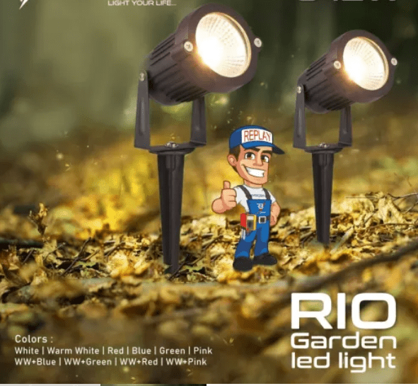 Garden Light Outdoor Light 5W 3000K Warm White - Image 2