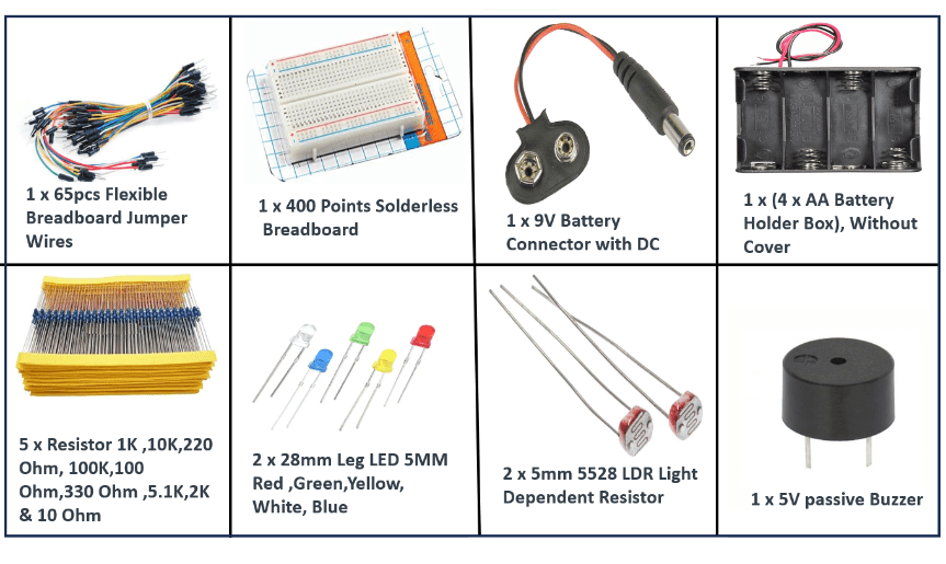 ORANGE Starter Kit For Arduino Nano - Image 2