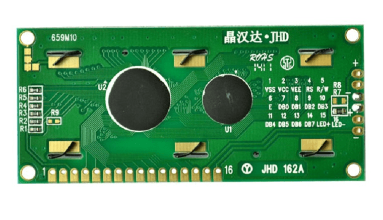 Original JHD 16×2 Character LCD Display With Blue Backlight