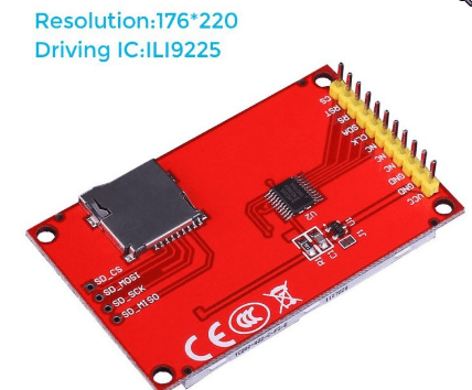 2.0 Inch SPI TFT LCD Color Screen Module ILI9225 Serial Interface 176 x 220 - Image 2