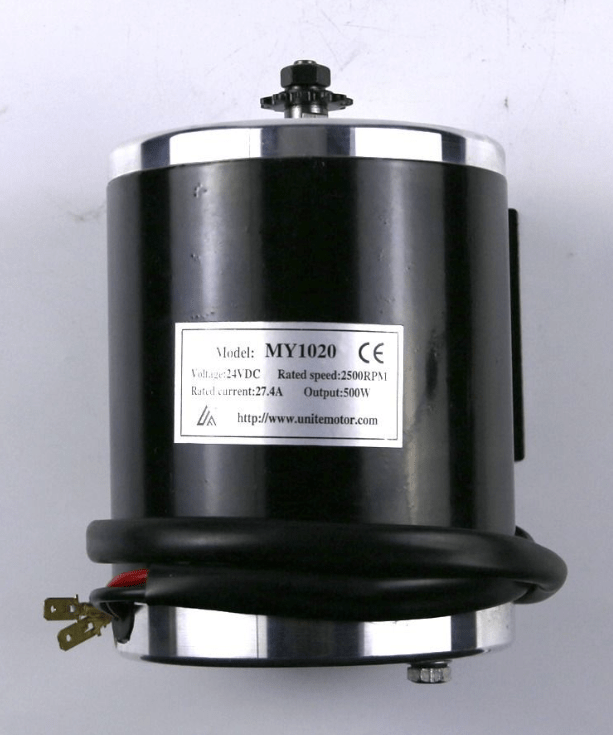 Yalu 24V 500W 2500RPM MY1020 EBIKE Brush Motor - Image 5