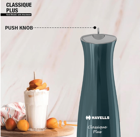 Havells Classique Plus Hand Blender 300W White Light Grey - Image 5