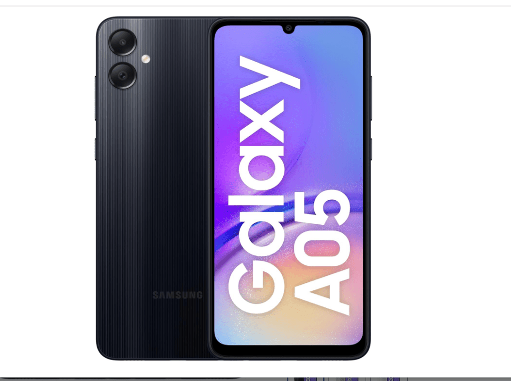 Samsung Galaxy A05 (Black, 6GB, 128GB Storage) - Image 2