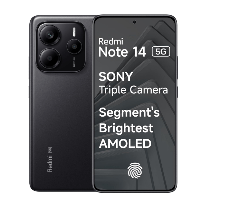 Redmi Note 14 5G (Titan Black, 8GB RAM 256GB Storage)