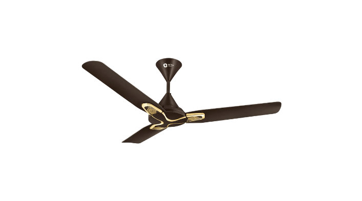 Jazz Art 1200 mm Decorative Ceiling Fan Hickory Brown Fire Waves
