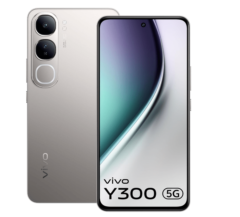 Vivo Y300 5G (Titanium Silver, 8GB RAM, 128GB Storage) - Image 2