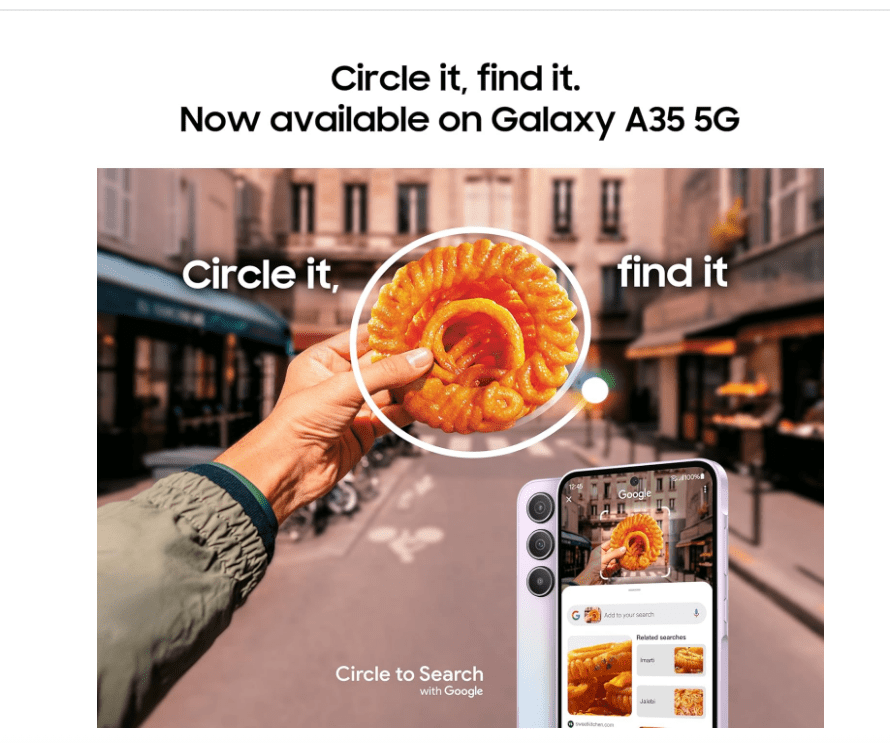 Samsung Galaxy A35 5G (Awesome Iceblue, 8GB RAM, 128GB Storage) - Image 6