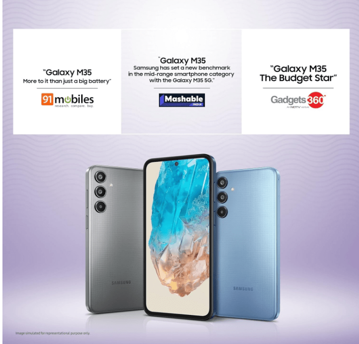 Samsung Galaxy M35 5G (Thunder Grey,8GB RAM,256GB Storage)| - Image 5