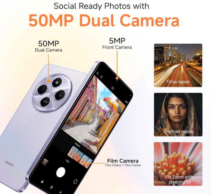 Redmi A4 5G (Starry Black, 4GB RAM, 128GB Storage) | - Image 4