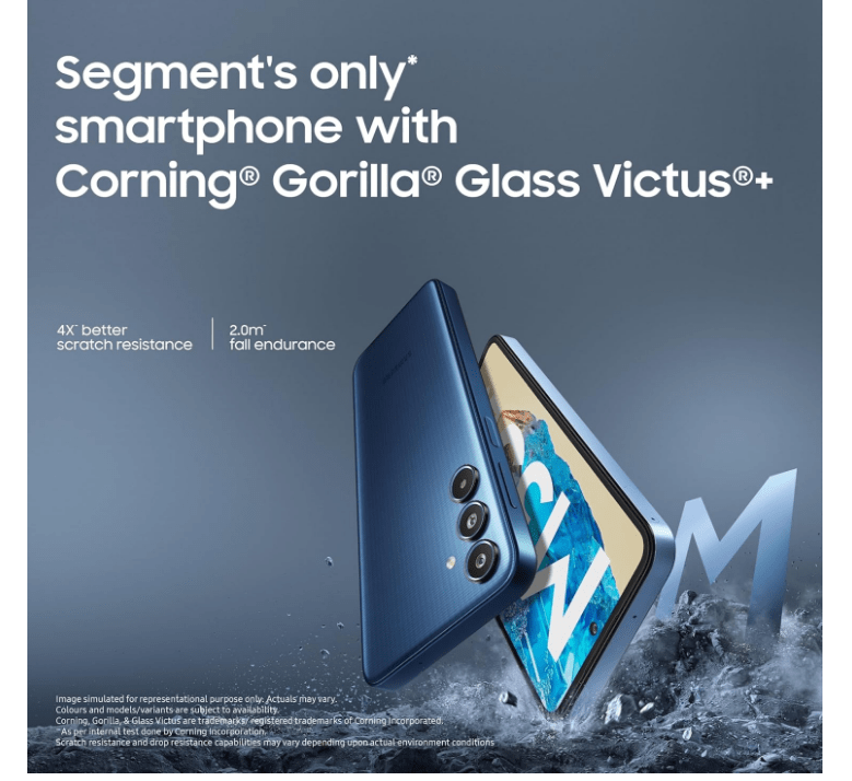 Samsung Galaxy M35 5G (Moonlight Blue,8GB RAM,128GB Storage) - Image 4