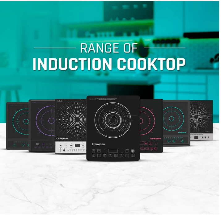 Crompton Instaserve 1500 W Induction Cooktop New with Tactile Push Buttons | 7 One touch Cook Menus | Overvoltage Shield Protection - Image 2
